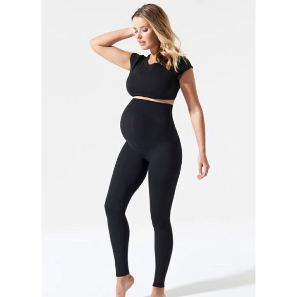 BLANQI® Everyday™ Maternity Belly Support Leggings Small - Picture 2 of 7